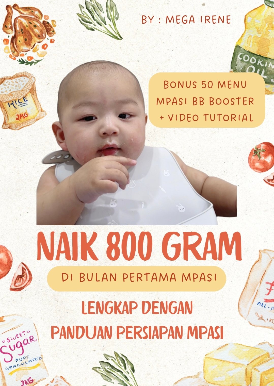 naik 800 gram di bulan pertama mpasi